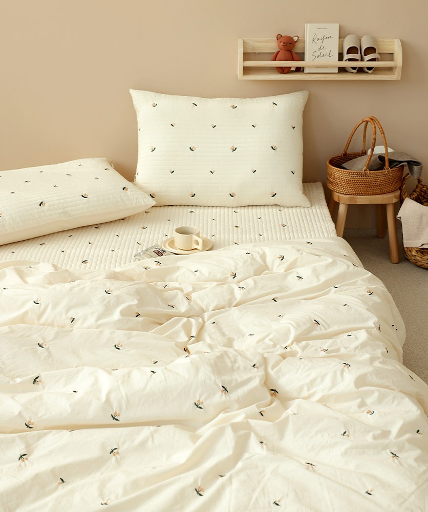 100su cotton embroidery SS bedding - Spring and summer,부드러운 이불,포근한 이불