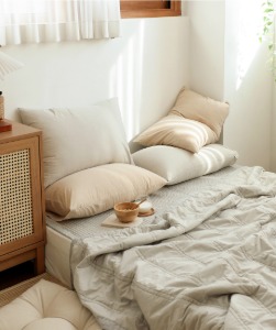 21&#039;S 100su summer cotton bedding - soft gray,부드러운 이불,포근한 이불